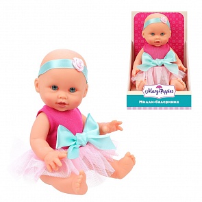 Кукла Милли балеринка, 20 см, в малиновом платье (Mary Poppins, 451240)